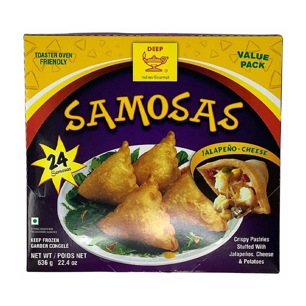DEEP JAL-CHE SAMOSAS 24pcs