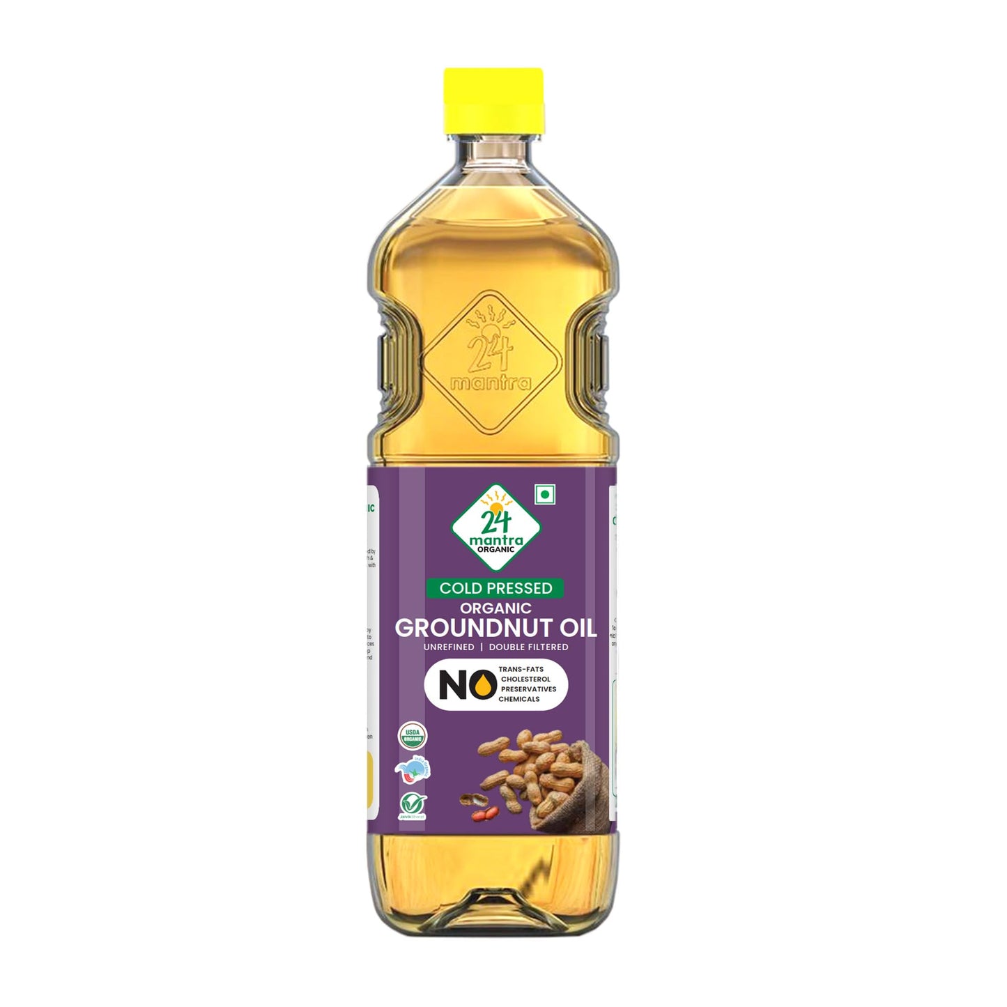 24MANTRA ORG GROUNDNUT OIL 1LT