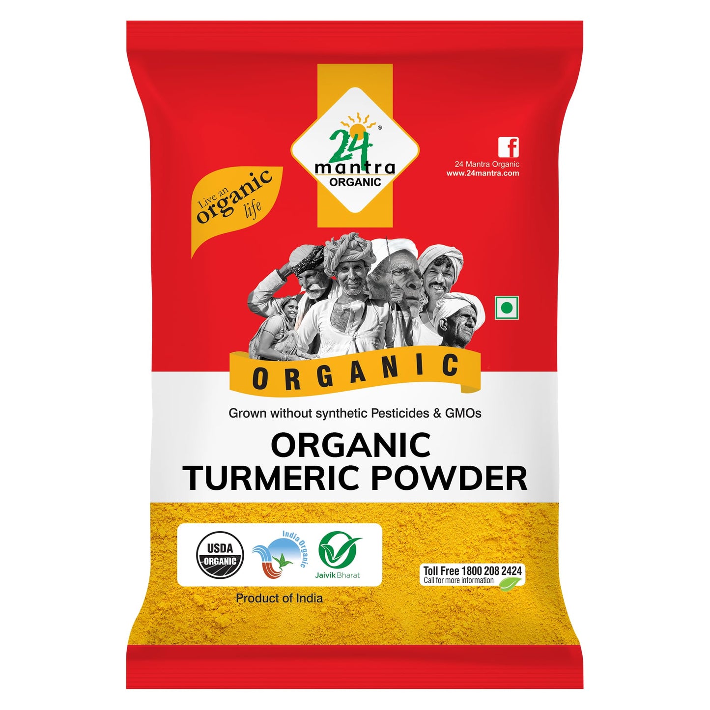 24MANTRA TURMERIC POWDER 100G