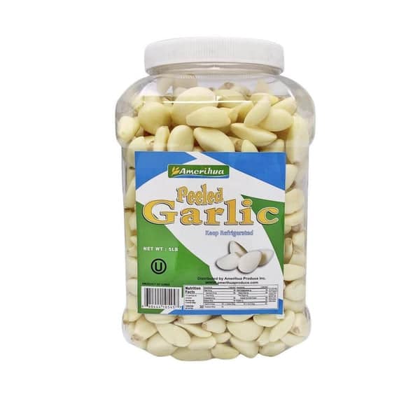 Fresh Peeled Garlic Jar