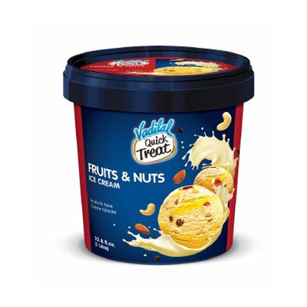 VAD FRUITS & NUTS ICE CREA 1LT