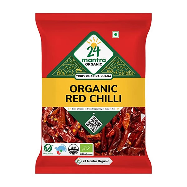 24MANTRA WHOLE RED CHILLY 200G