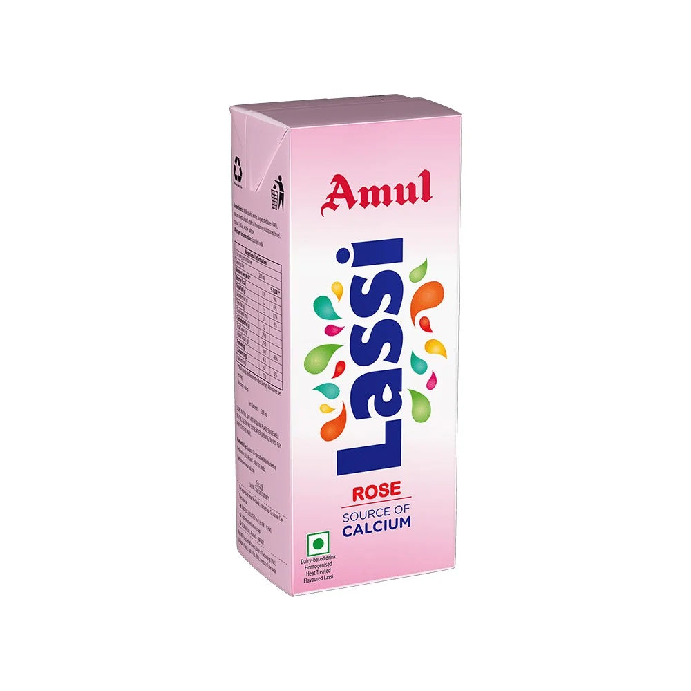 AMUL LASSI ROSE 33.8OZ