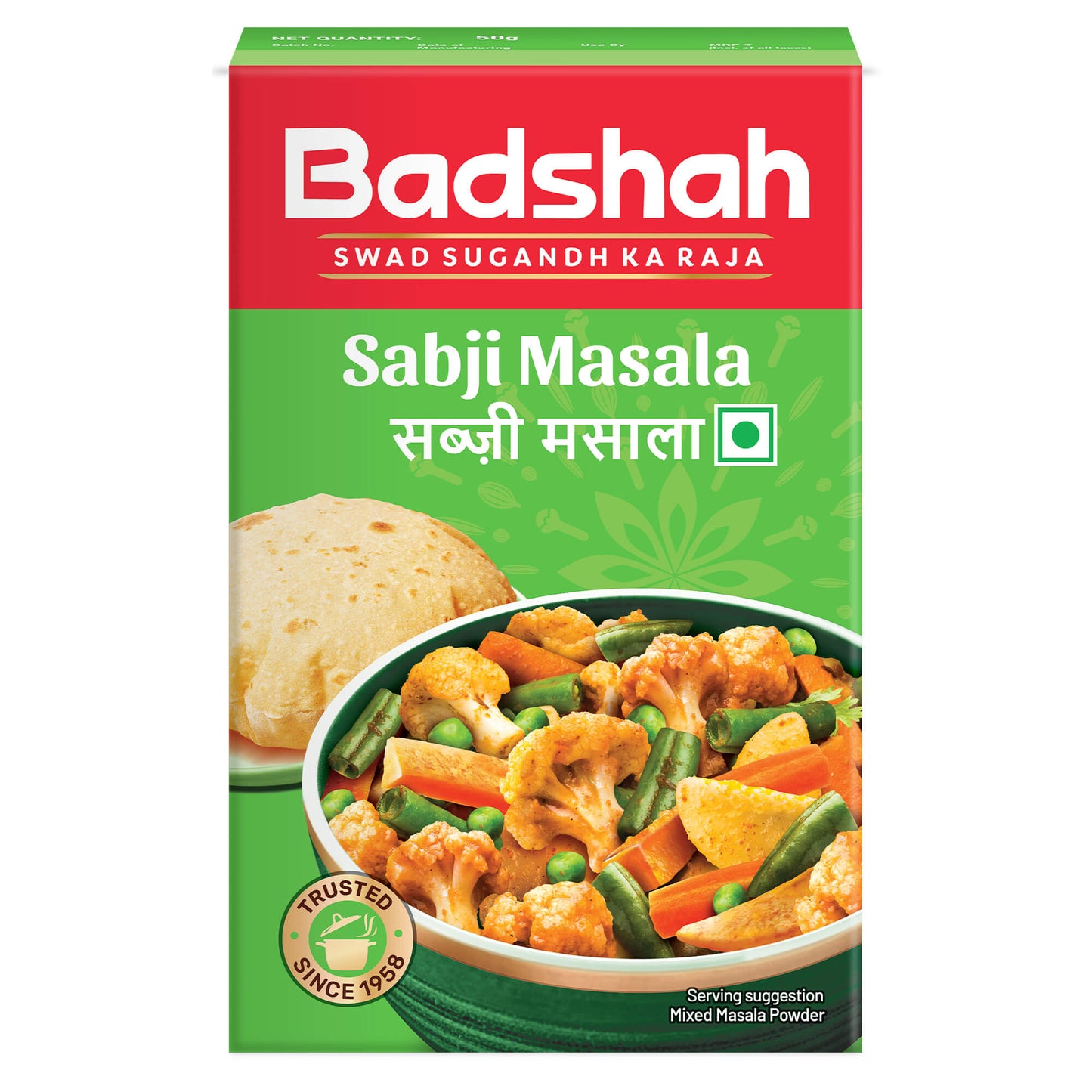 BADSHAH VEG SABJI MAS 100G