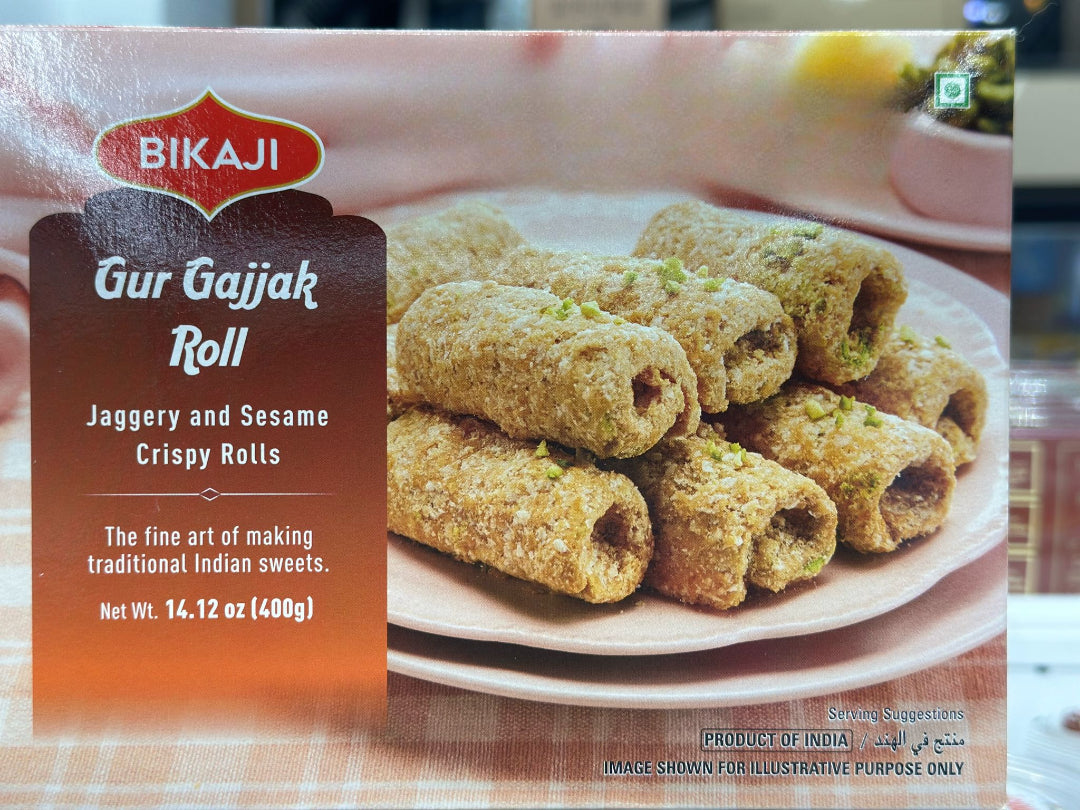BIKAJI GUR GAJJAK ROLL 400G