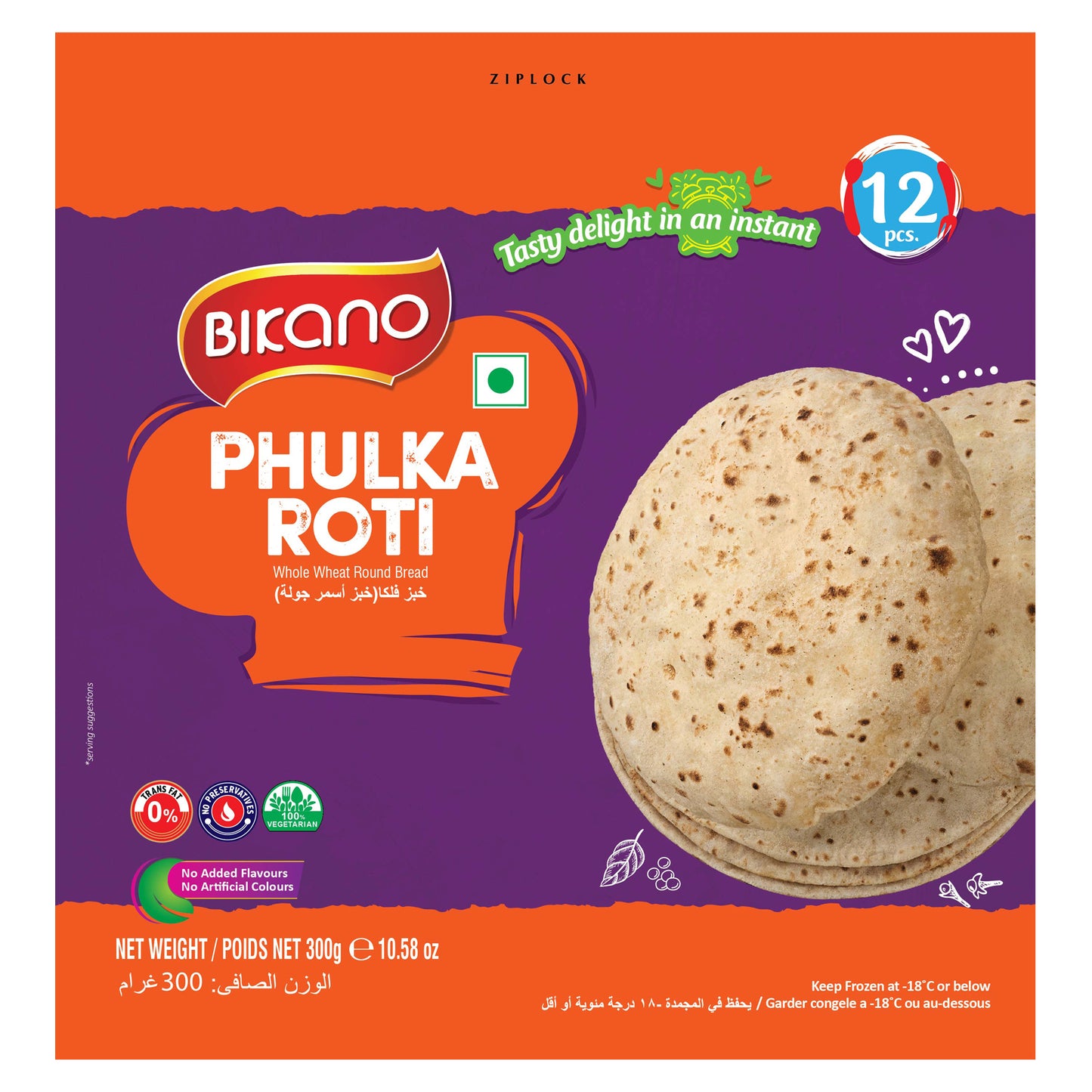 BIKANO PHULKA ROTI 300G
