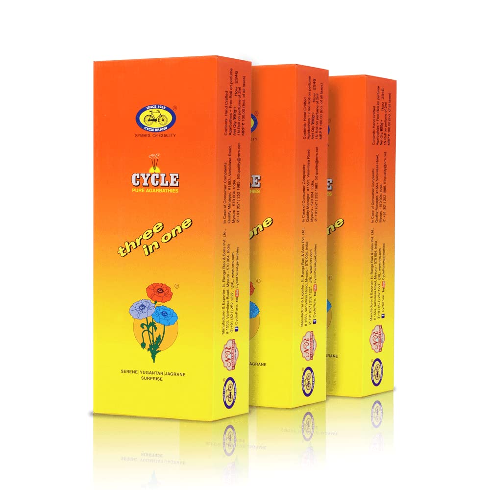CYCLE 3 IN 1 AGARBATTI 6 PACK
