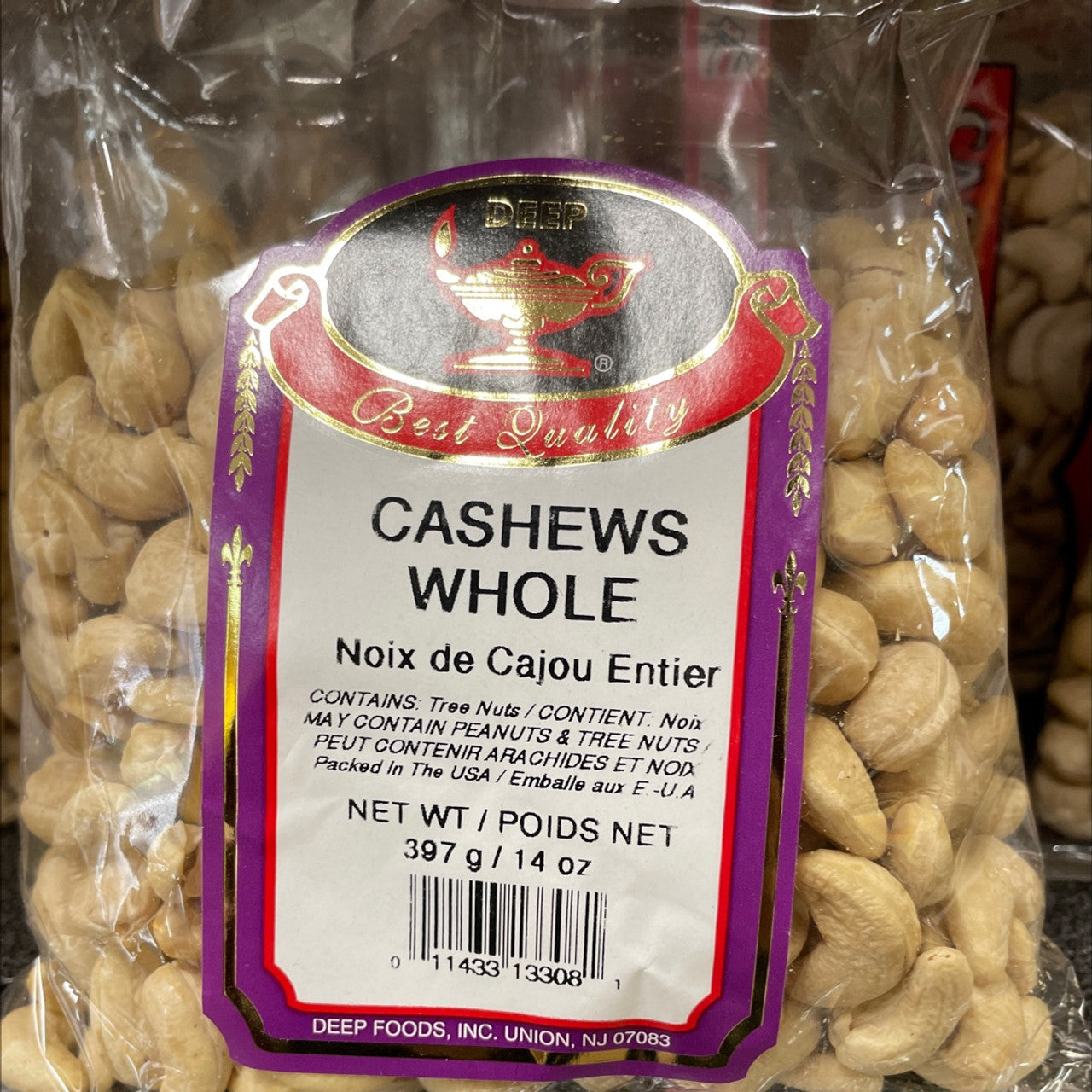 DEEP CASHEWS WHOLE 14OZ