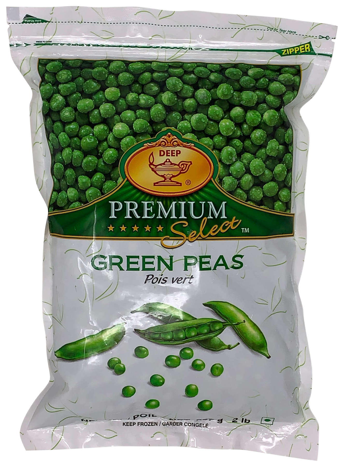 DEEP GREEN PEAS 2lb