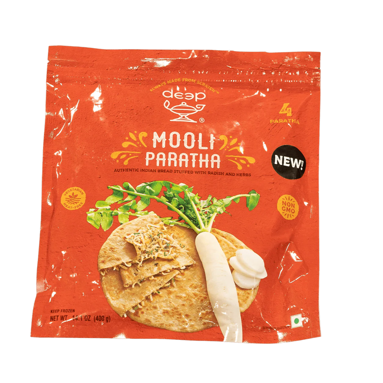 DEEP MOOLI PARATHA 5 PCS