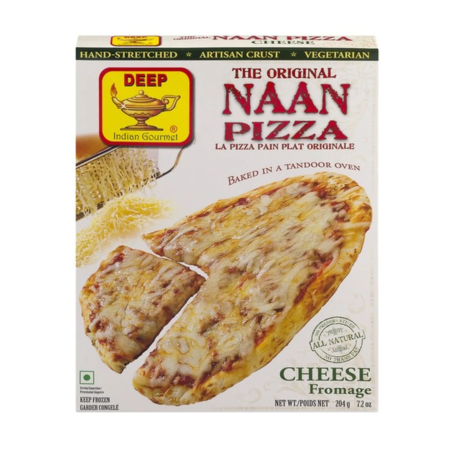 DEEP NAAN PIZZA CHEESE 7.2OZ