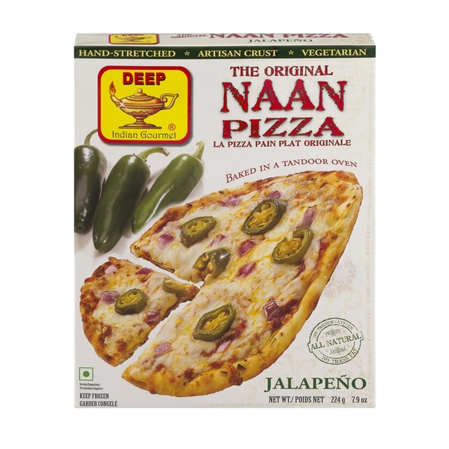 DEEP NAAN PIZZA JALAPENO 7.9OZ