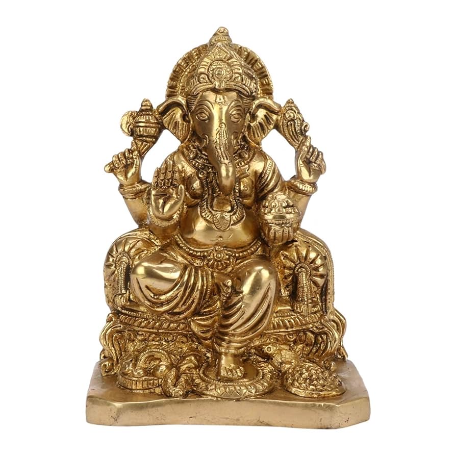 GANESH IDOL COLOR 6INC