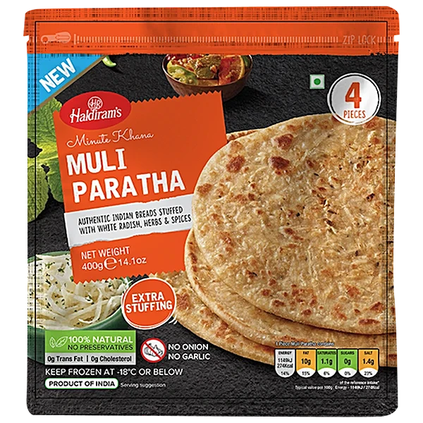 HALD MULI PARATHA 4pc