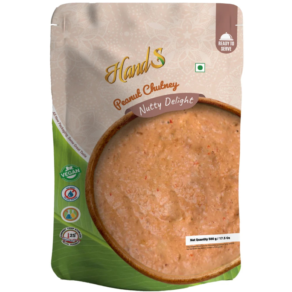 HANDS PEANUT CHUTNEY 500G