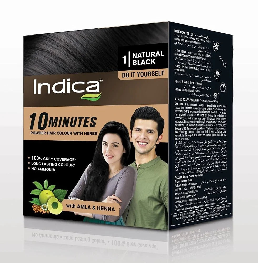 INDICA HAIR COLOR BLK