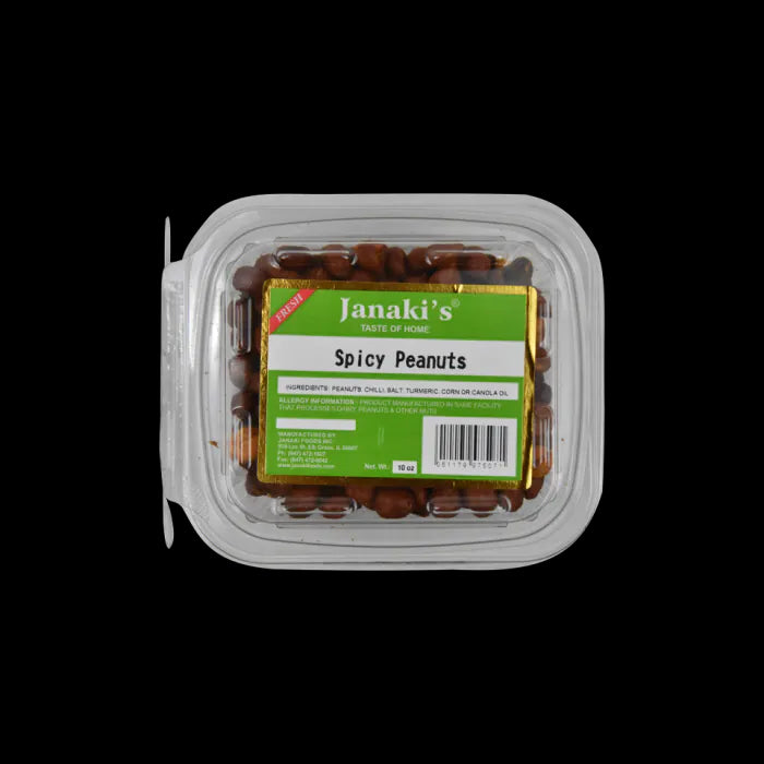 JANAKIS SPICY PEANUTS 10OZ