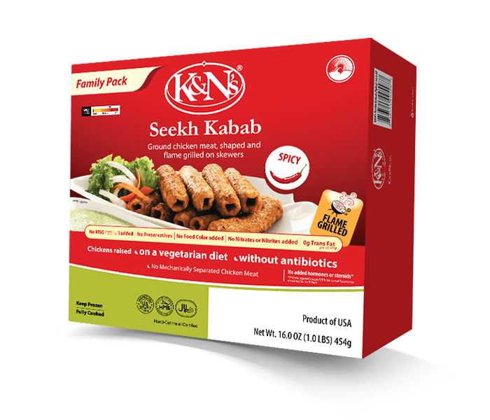 K&NS SEEKH KABAB 454G