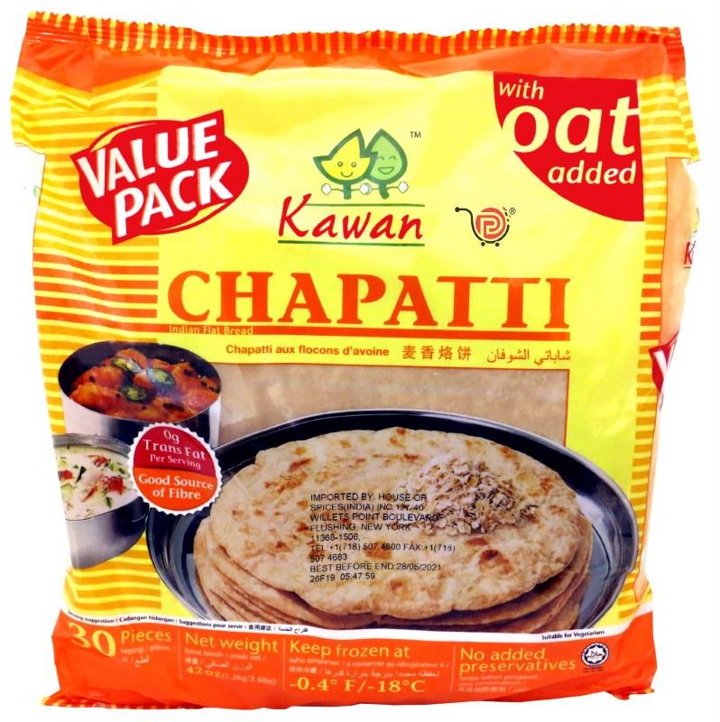 KAWAN CHAPATI WITH OAT 30PCS