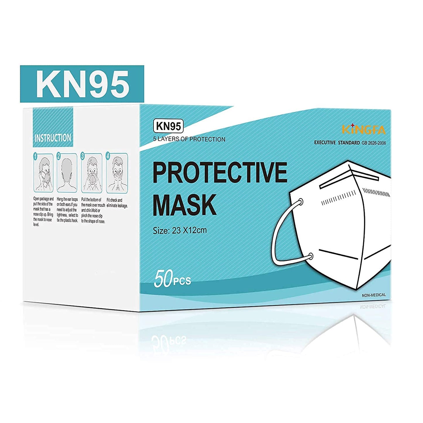 KINGFA KN95 DISPOS MASKS 10PCS