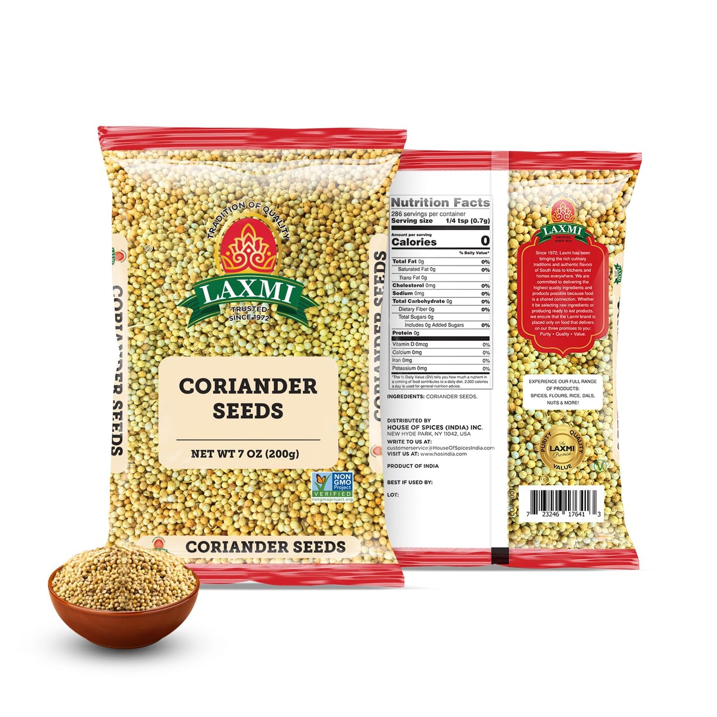 LAXMI CORRIANDER SEEDS 200G