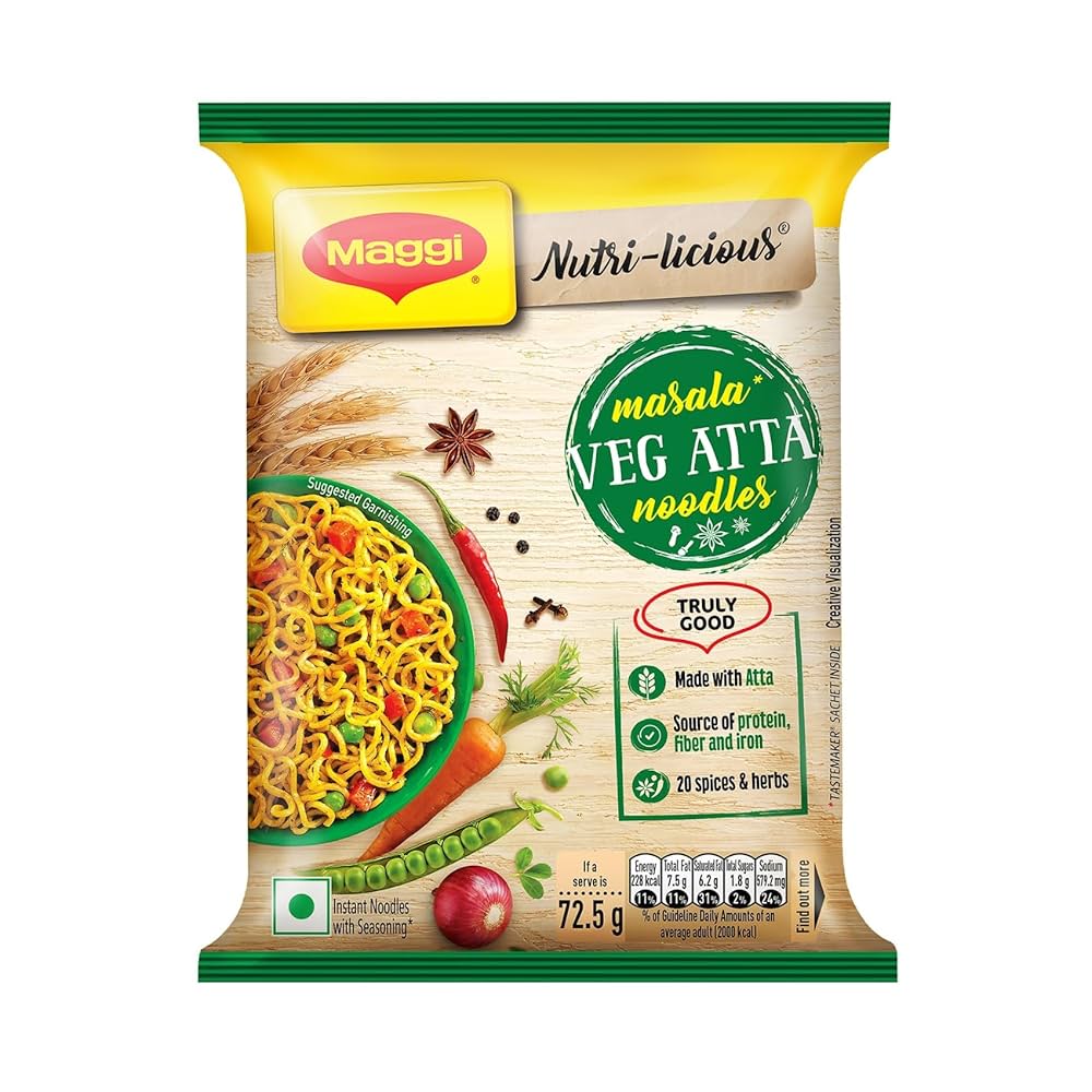 MAG VEG ATTA NOODLES 292G