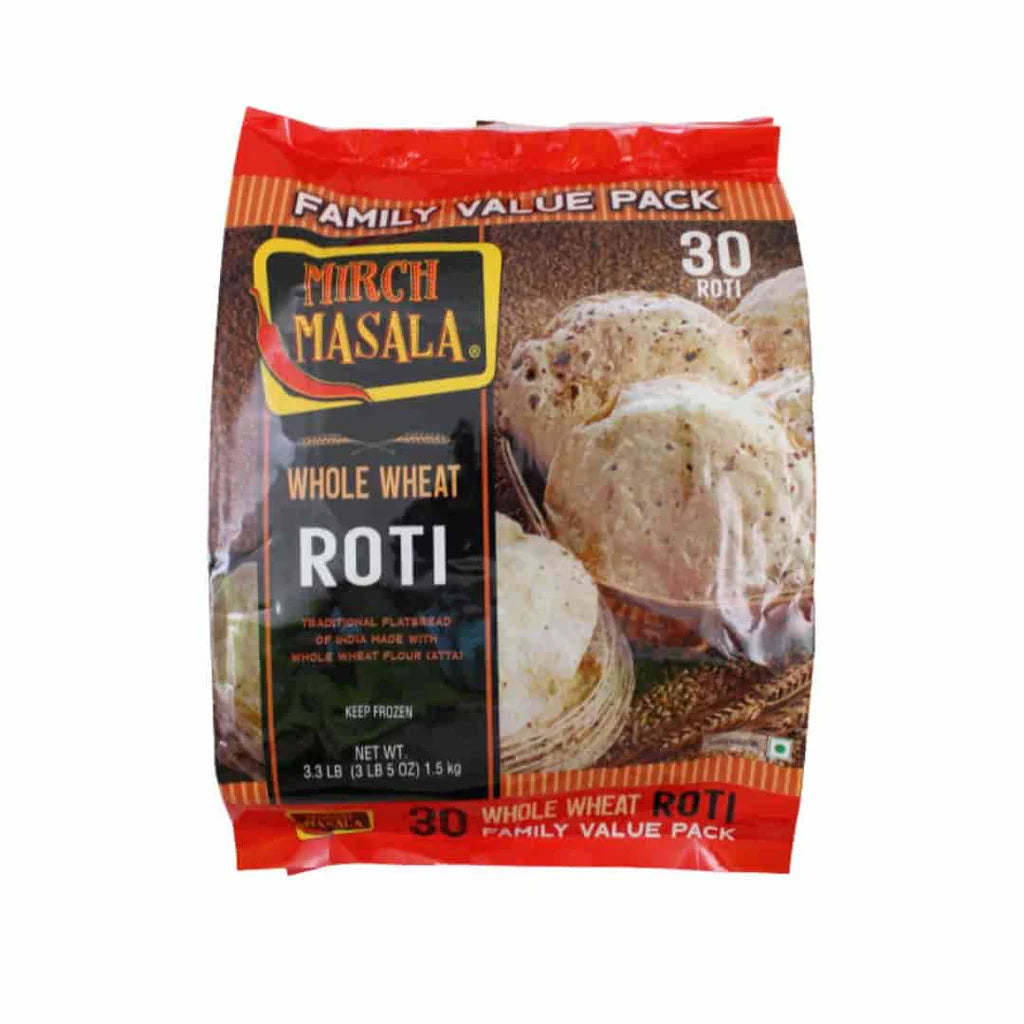 MM WHOLE WHEAT ROTI 30PCS