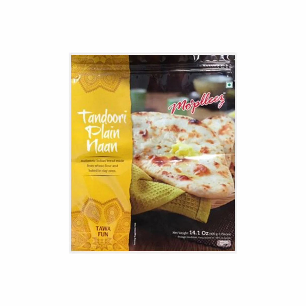 MOPLLEEZ TAND PLAI NAAN 14.1OZ
