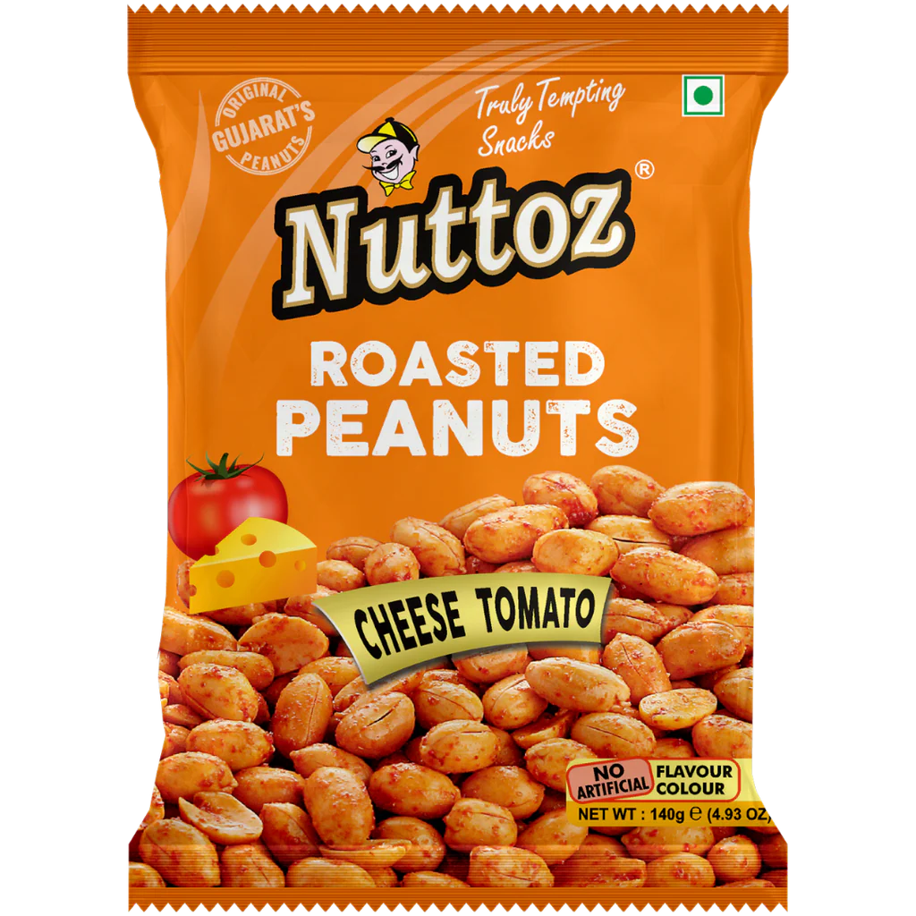 NUTTOZ ROASTED PEANUTS 140G