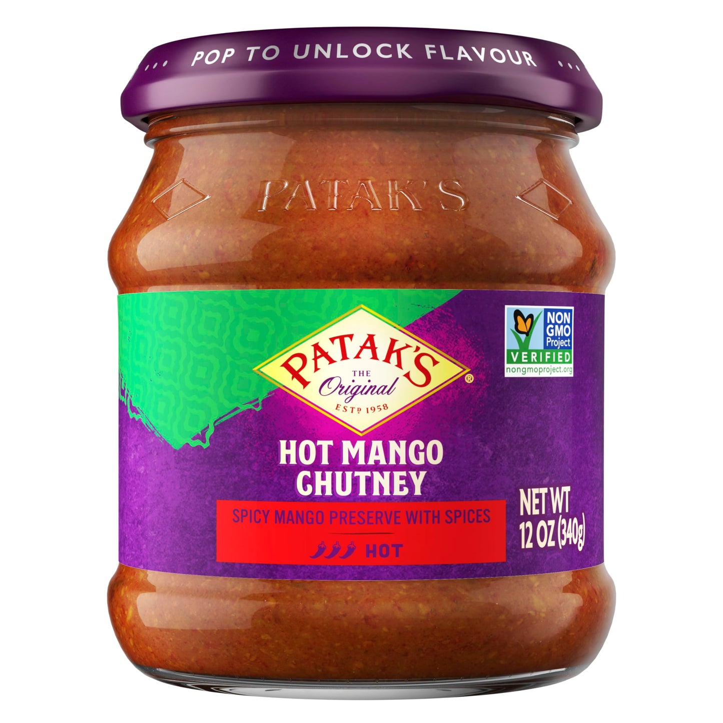 PATAKS HOT MANGO 12OZ