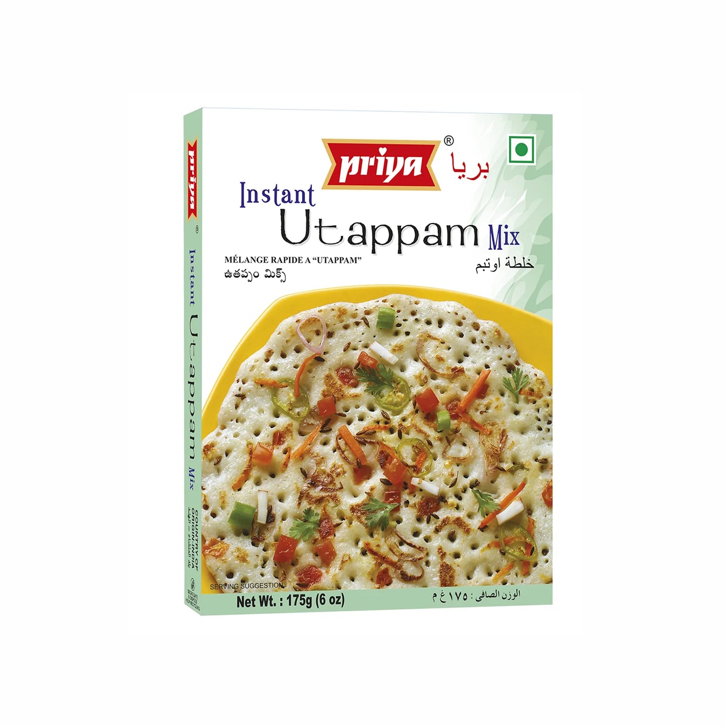 PRIYA INSTANT UTAPPAM MIX 6OZ
