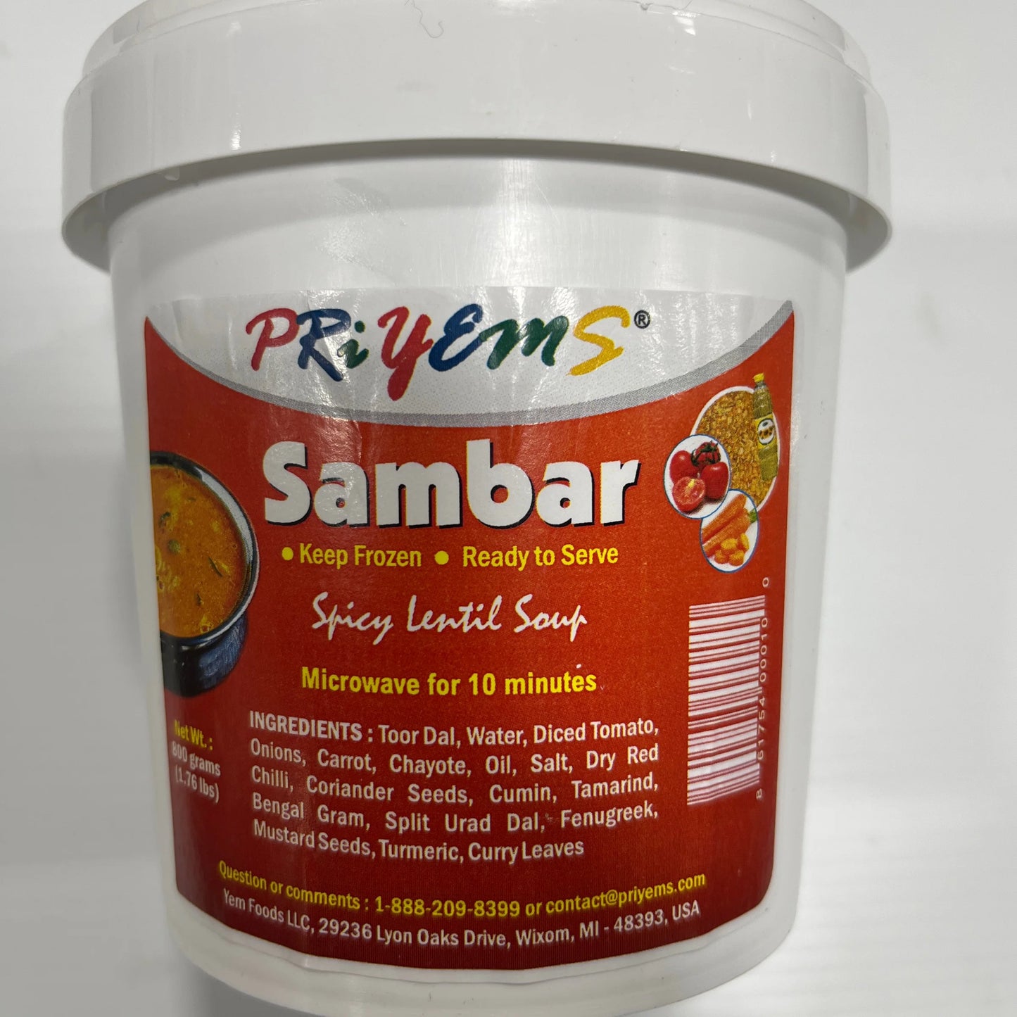 PRIYEM SAMBHAR 900G