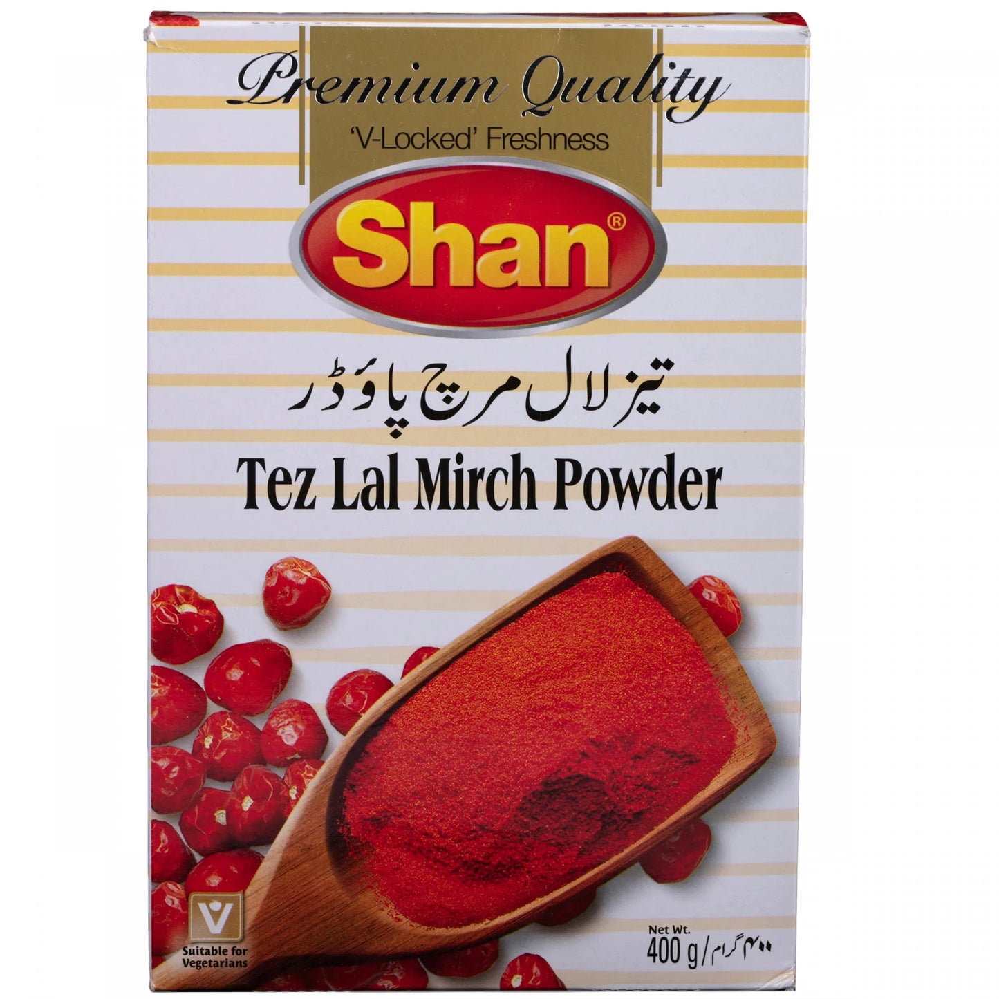 SHAN TEJ LAL MIRCH POWDER 400G