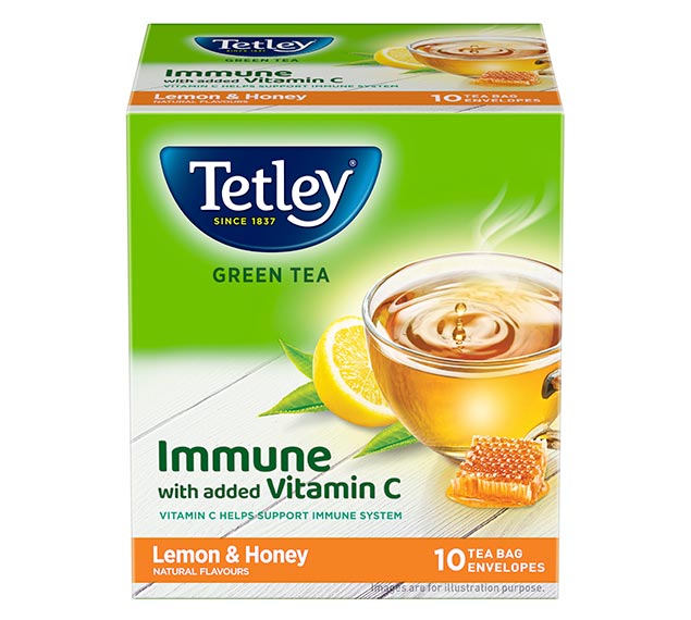 TETLEY GREEN TEA HONEY 108G