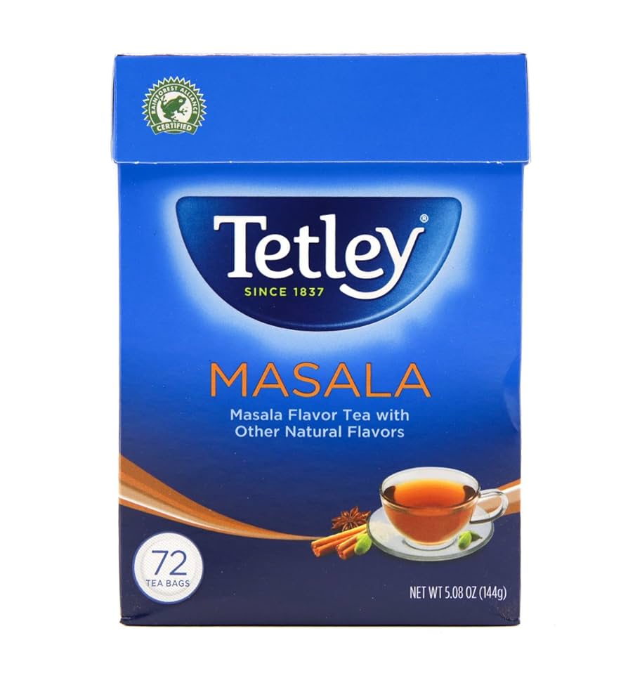 TETLEY MASALA 72 T-BAGS