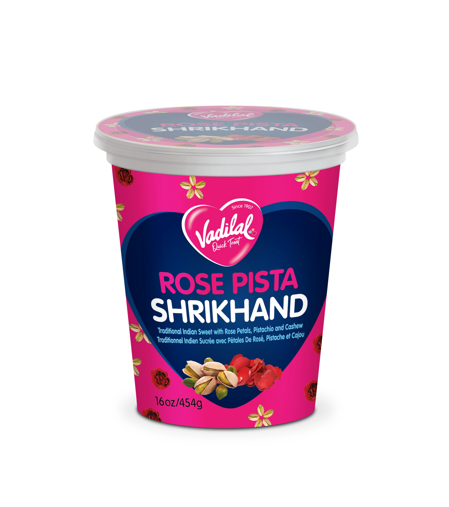 VADILAL ROSE PISTA SHRIKHAND
