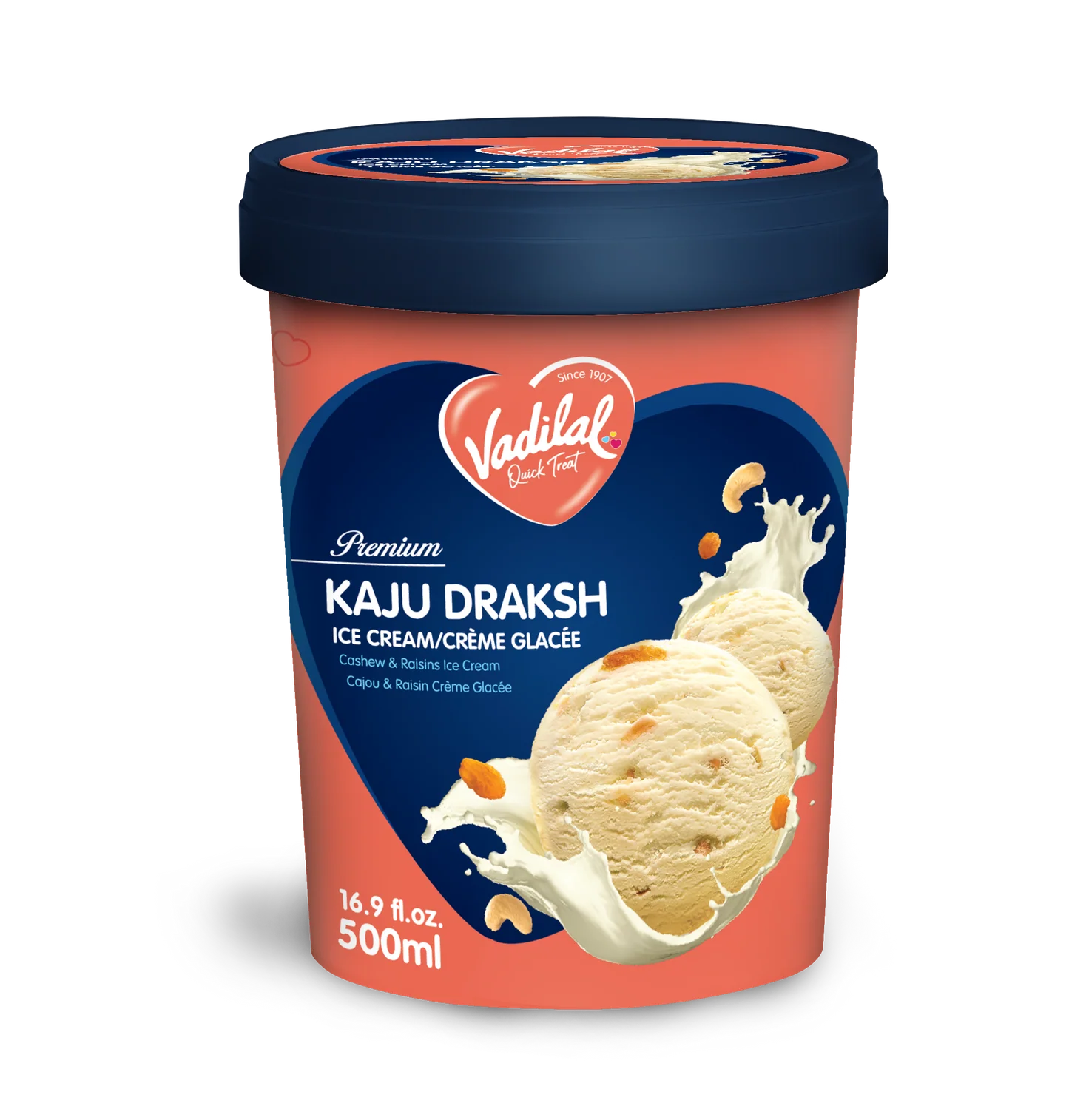 VAD KAJU DRAKSH ICE CREAM 16OZ