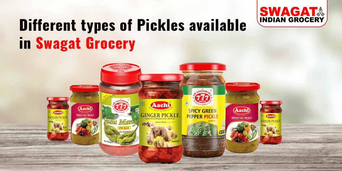 Different types of Pickles available in Swagat Grocery