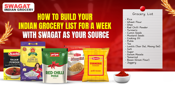 Indian grocery list