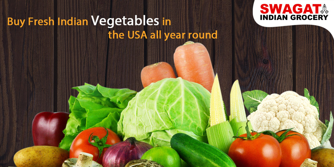 Buy Fresh Indian Vegetables in the USA all year round