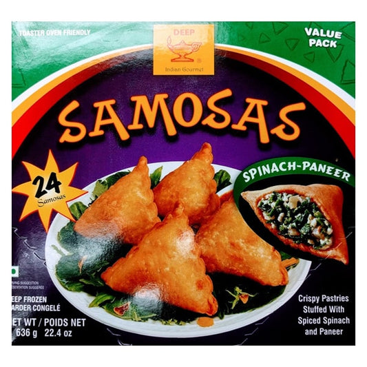 DEEP SPINACH PAN SAMOSAS 24PCS