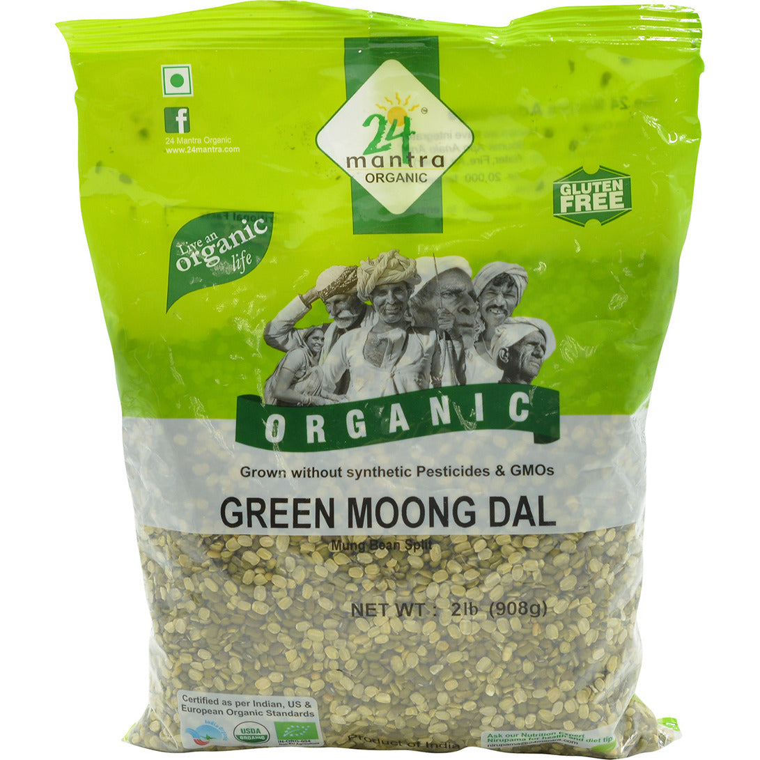 24MANTRA ORG GREEN MOONG 2LB