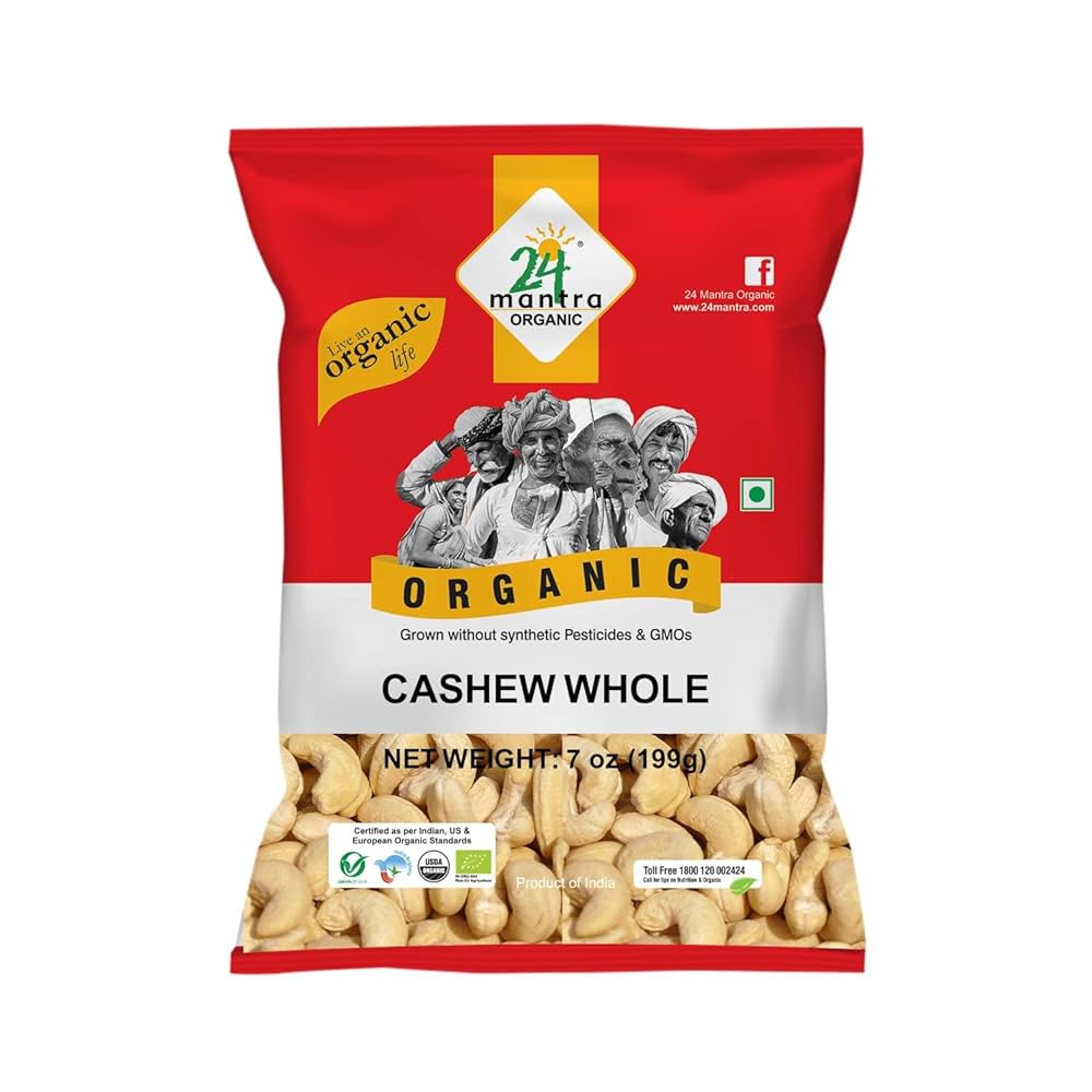 24MANTRA WHOLE CASHEW 7OZ
