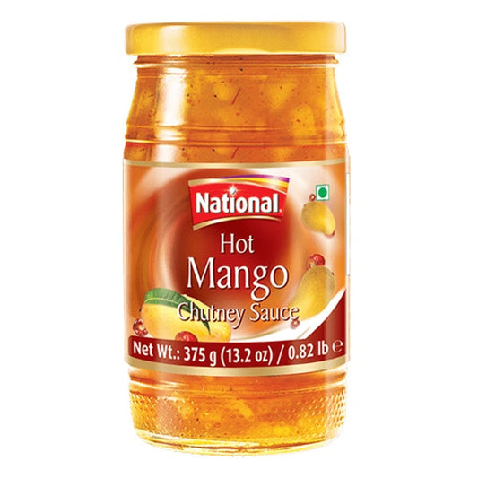 NATIONAL HOT MANGO CHUTNEY 375G