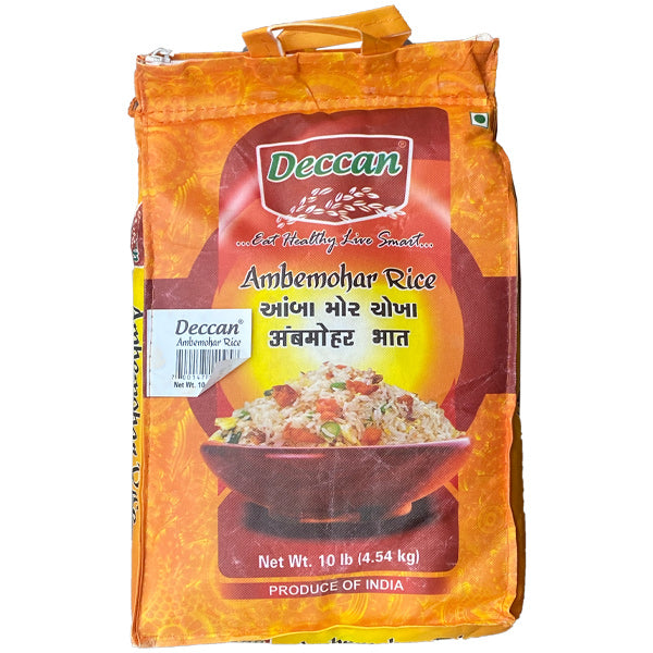 Ambemor Rice Deccan 10 LB Ambemohar Rice | Swagat Indian Grocery