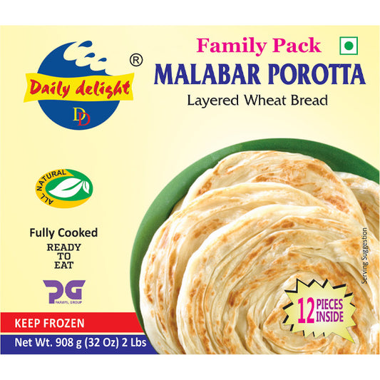 DAILY DELIGHT MALABAR POROTA FAM PK 12PCS