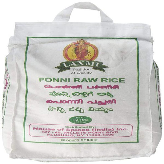 LAXMI PONNI RAW RICE 10LB