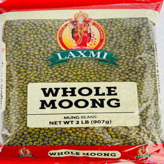 LAXMI WHOLE MOONG 2LB