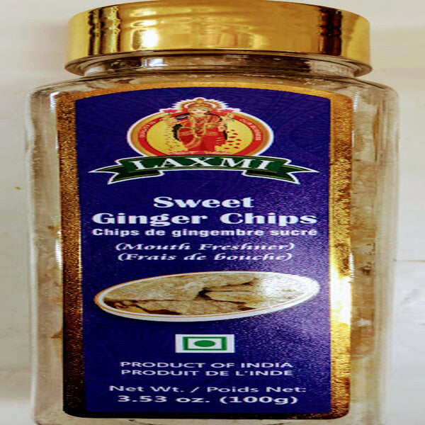 LAXMI SWEET GINGER CHIPS 100G