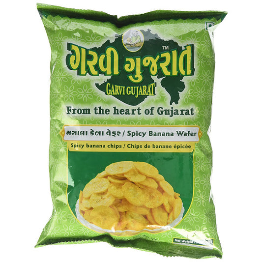 GARVI GUJARAT SPICY BANANA WAFER 180G